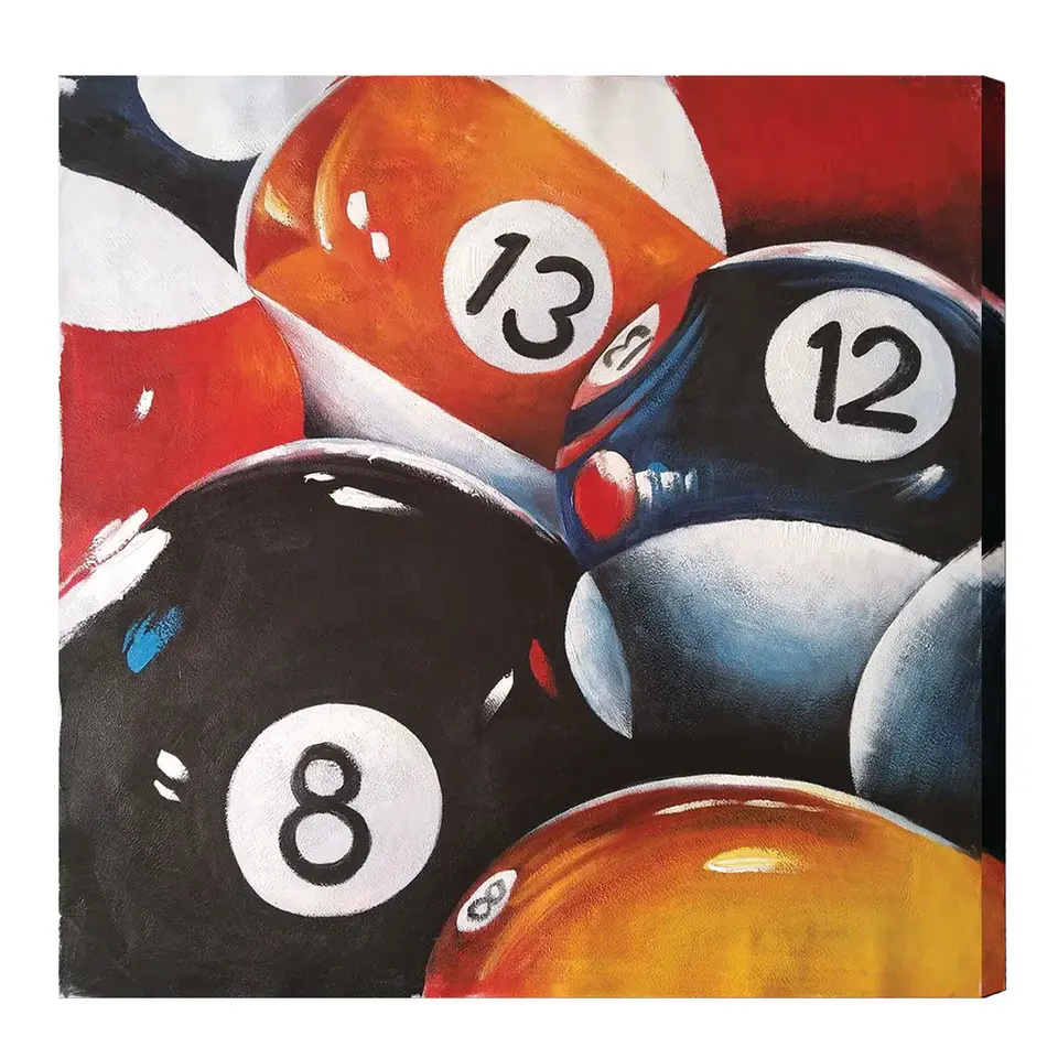 Ram - Billiard Theme Oil Painting