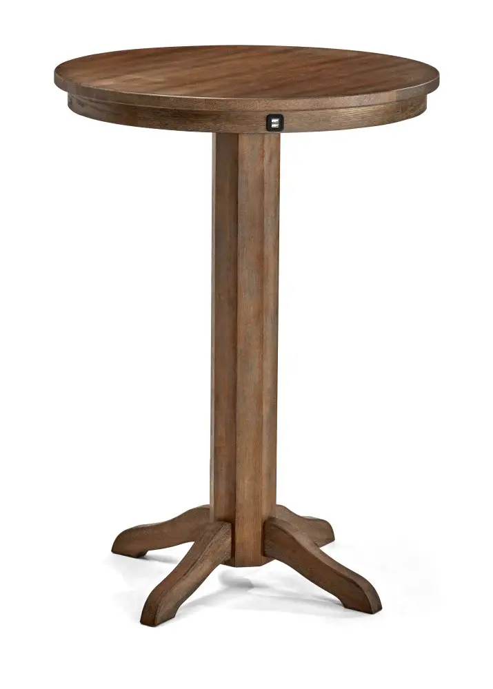Brunswick Traditional Pub Table with USB — Espresso