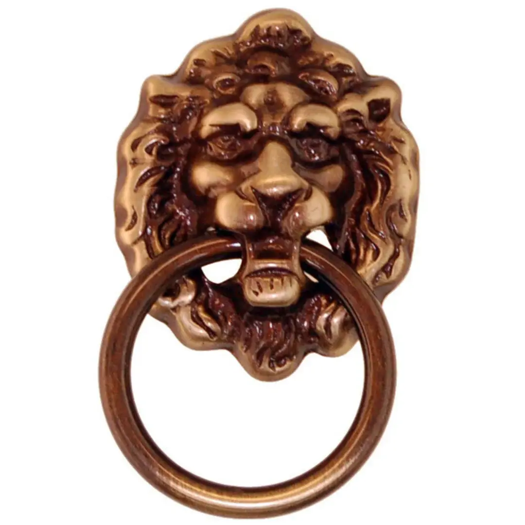 General - Solid Brass Lions Head Drawer Pull , Duncan Phyfe Design