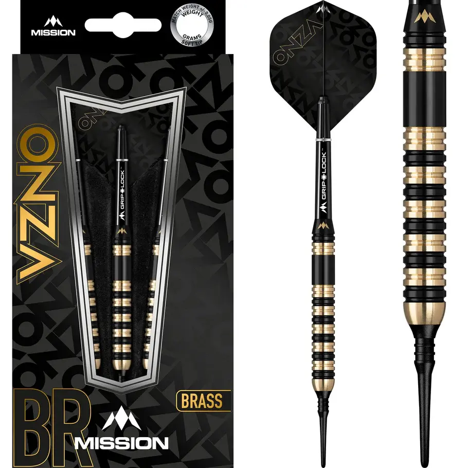 Mission - Onza M3 - Soft Tip Brass Darts — 18g