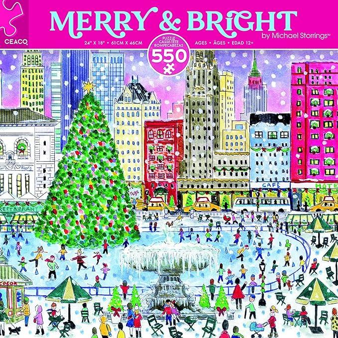Ceaco - ''Merry & Bright' 550 Piece Puzzle — Christmas in The Park
