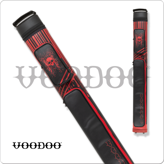 Voodoo 2x2 Hard Shell Cue Case - Blood Drip