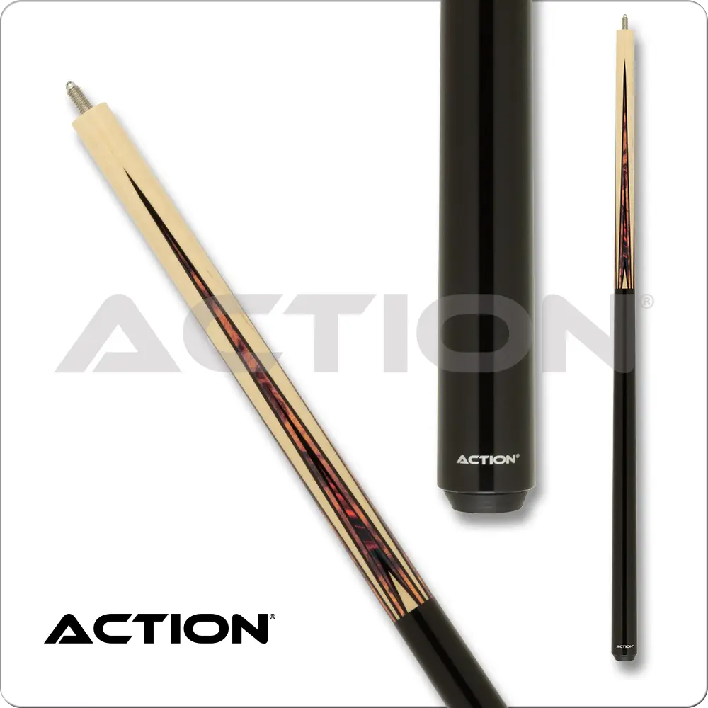 Action - ACT170 Fractal - Black and Burl Cue