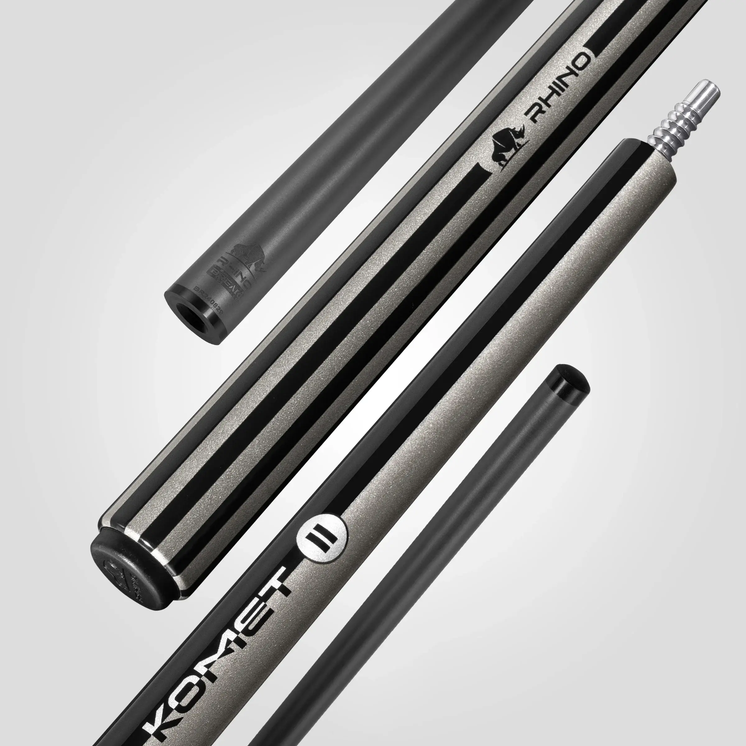 Rhino - Komet 2 Break Cue — Blue & Black