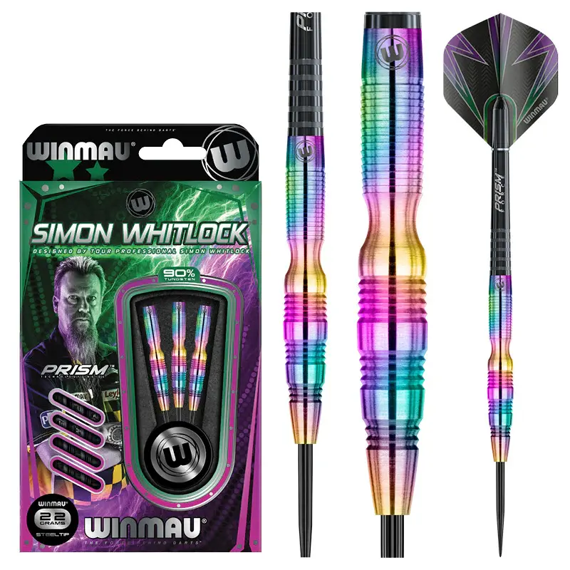 Winmau - Simon Whitlock 3 - 90% Tungsten Steel Tip Set — 22g
