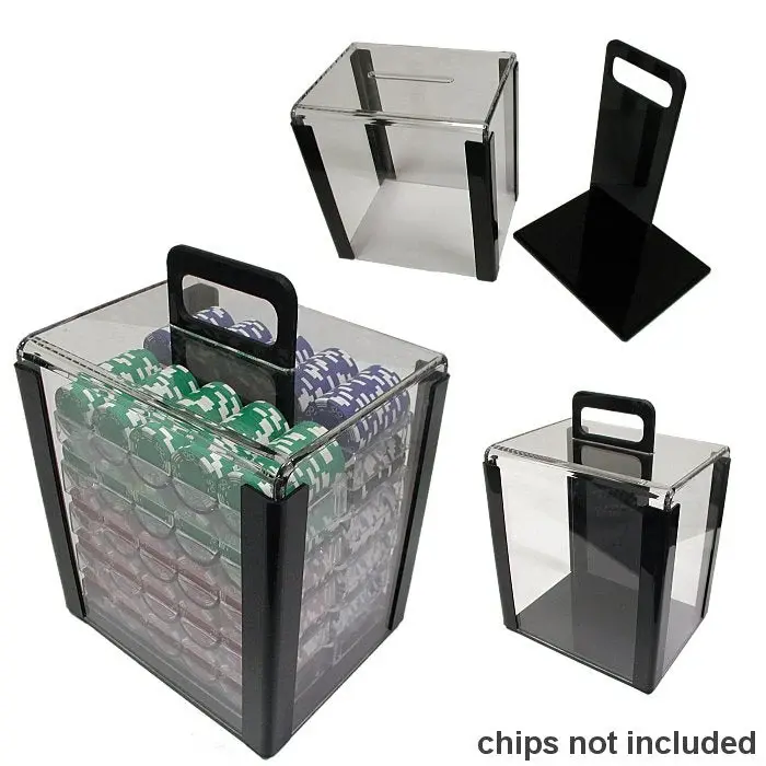 MRC Poker - Acrylic Chip Carrier w/ Chip Trays - 1000 Piece