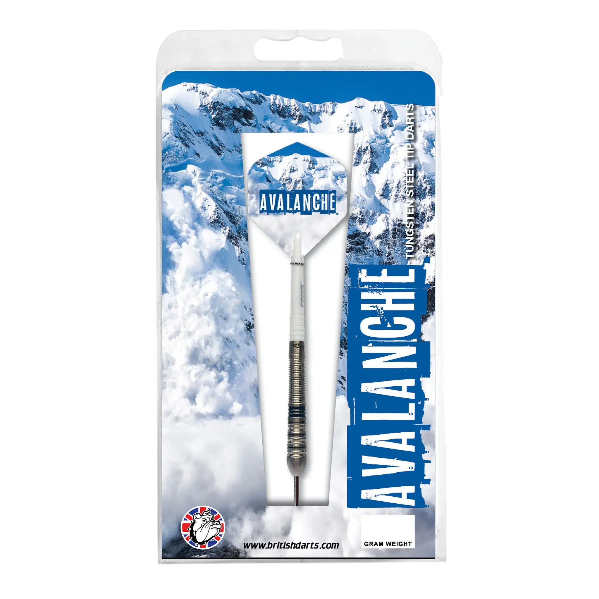 British Darts - Avalanche - 24g Steel Tip Set