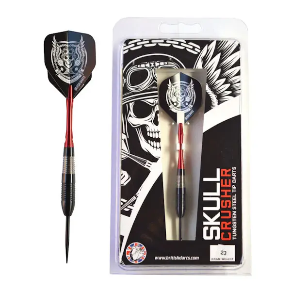 British Darts - 'Skull Crusher' - Tungsten, Steel Tip Set