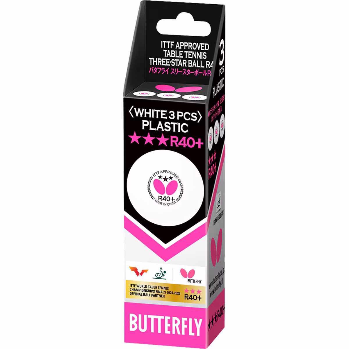 Butterfly - R40+ 3-Star Balls
