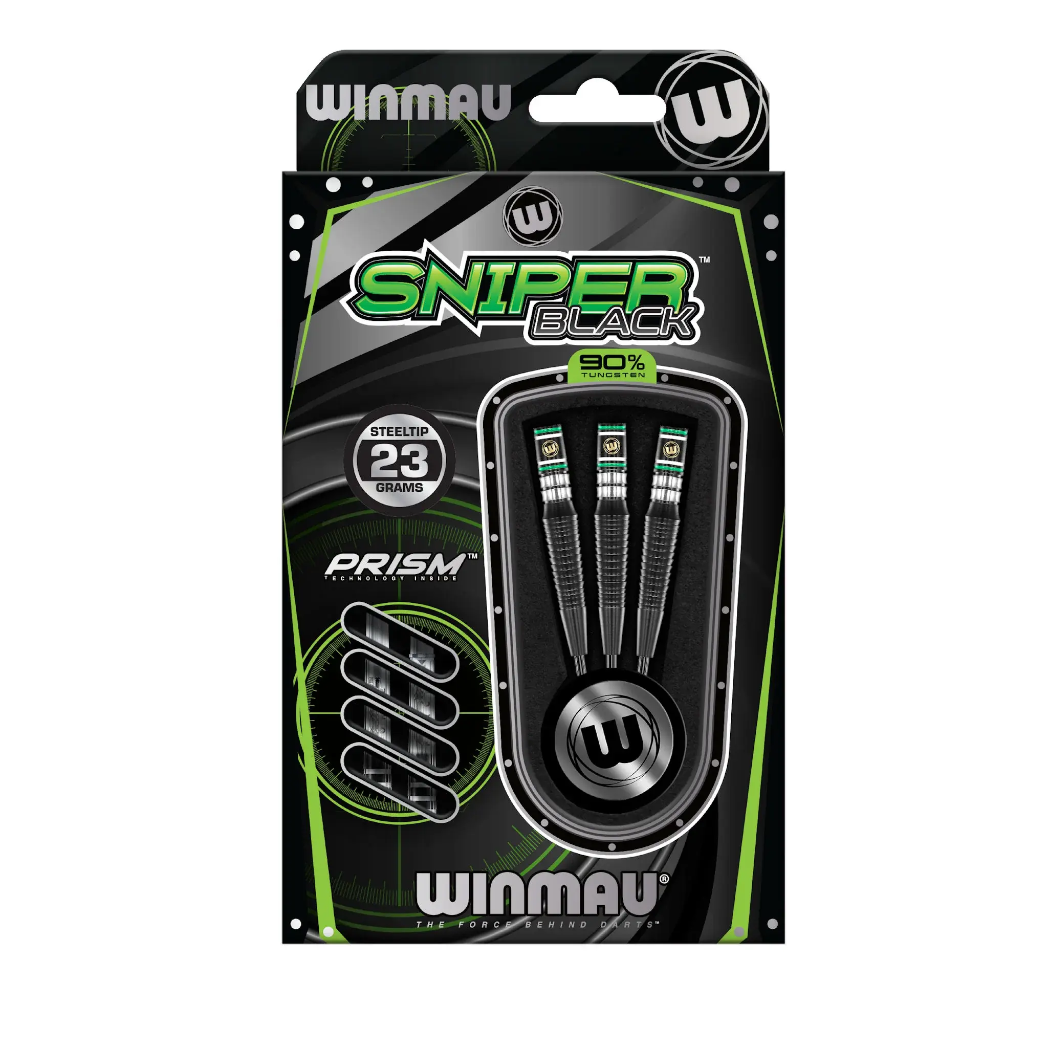 Winmau - Sniper Black - 23g Steel Tip Set