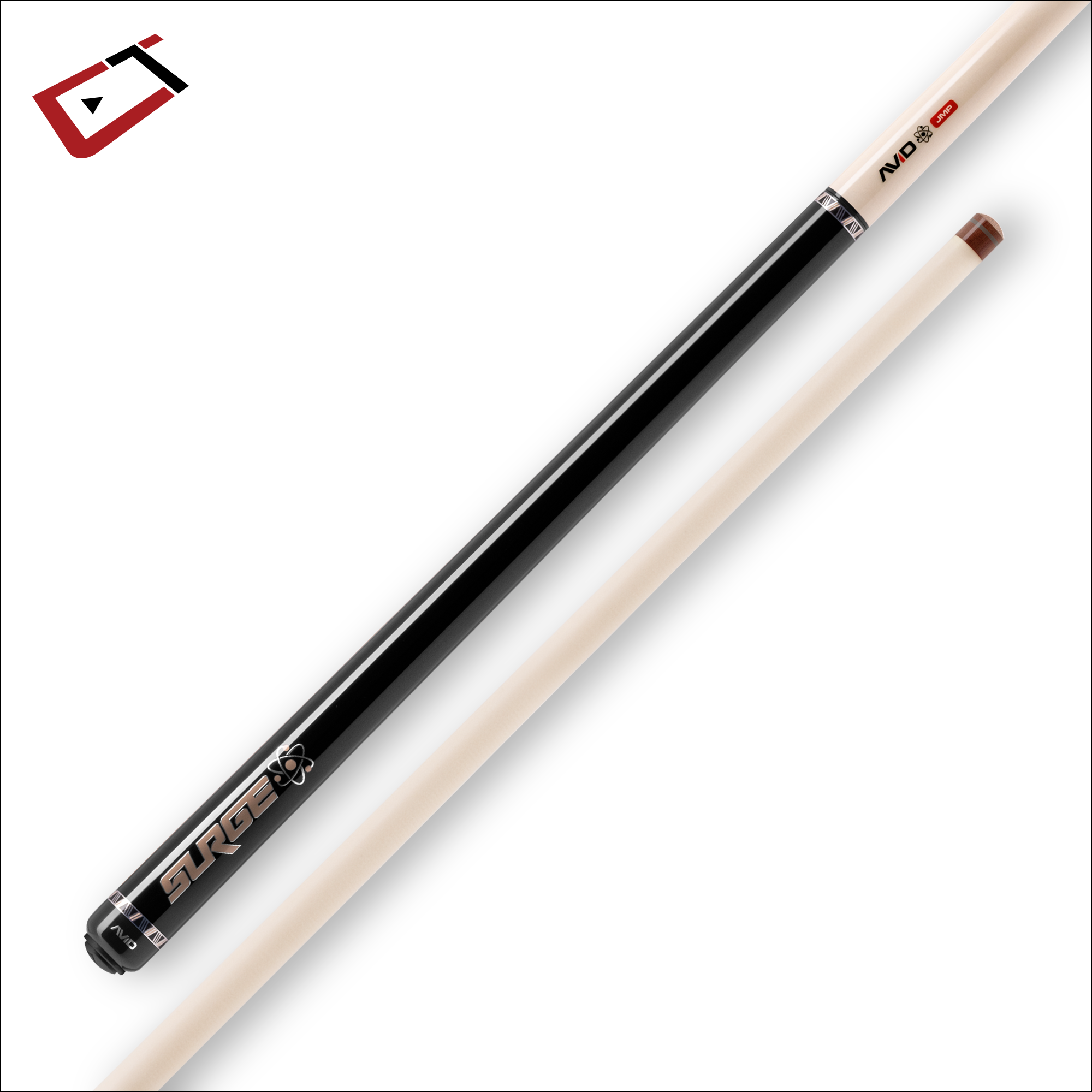 Cuetec - 'Surge' Jump Cue — Black and Gold