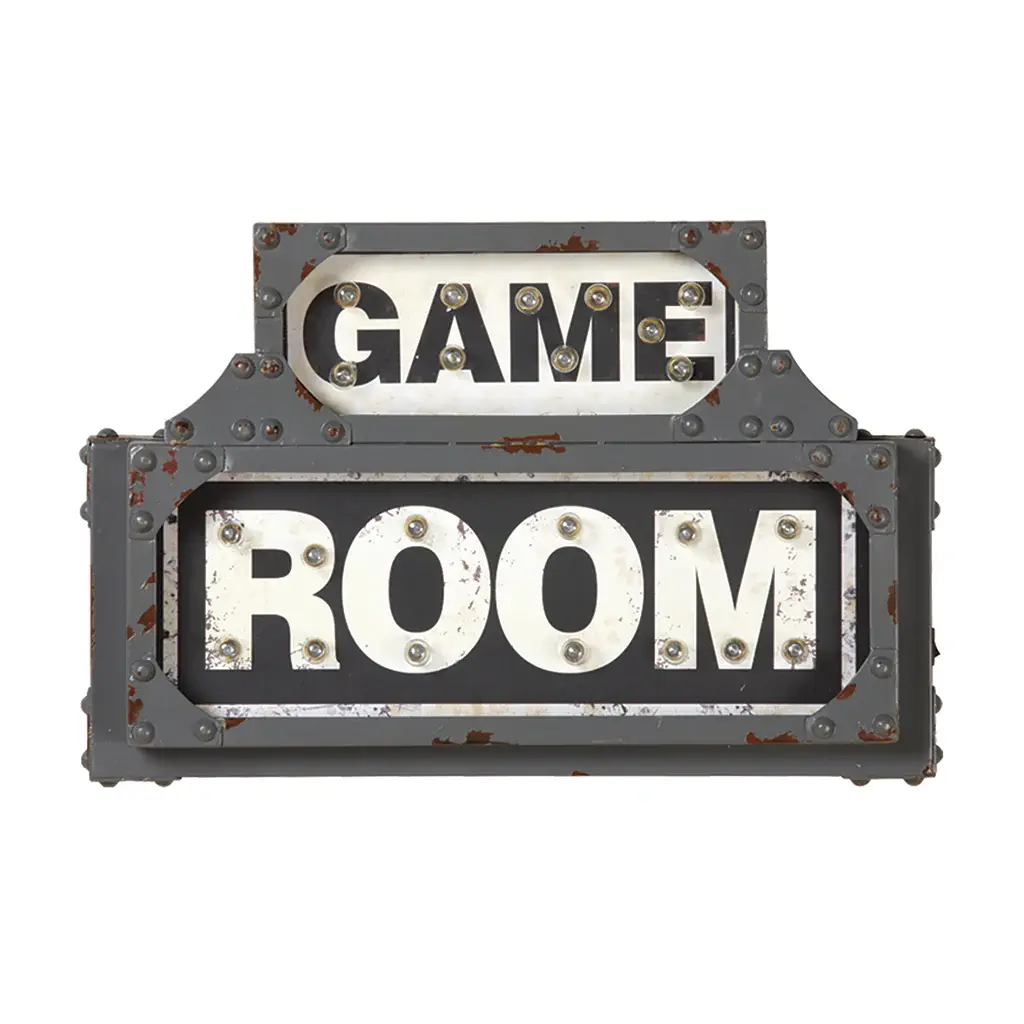 Canada Billiard - Game Room Sign w/Lights