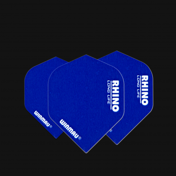 Winmau - Rhino Thick Flights - Standard — Black